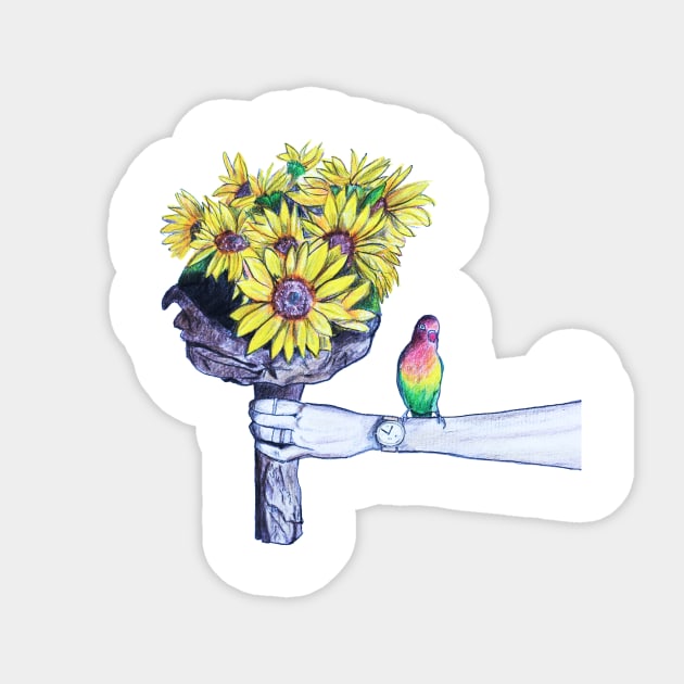 Sunflowers Sticker by DarkoRikalo86